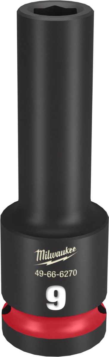 SHOCKWAVE Impact Duty™ 1/2" Drive 6 Point Sockets 9mm - Deep - Metric