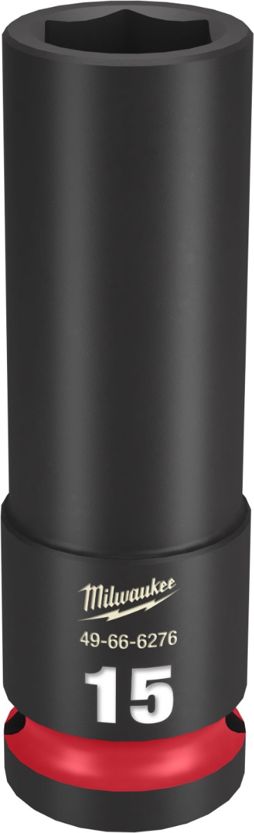 SHOCKWAVE Impact Duty™ 1/2" Drive 6 Point Sockets 15mm - Deep - Metric