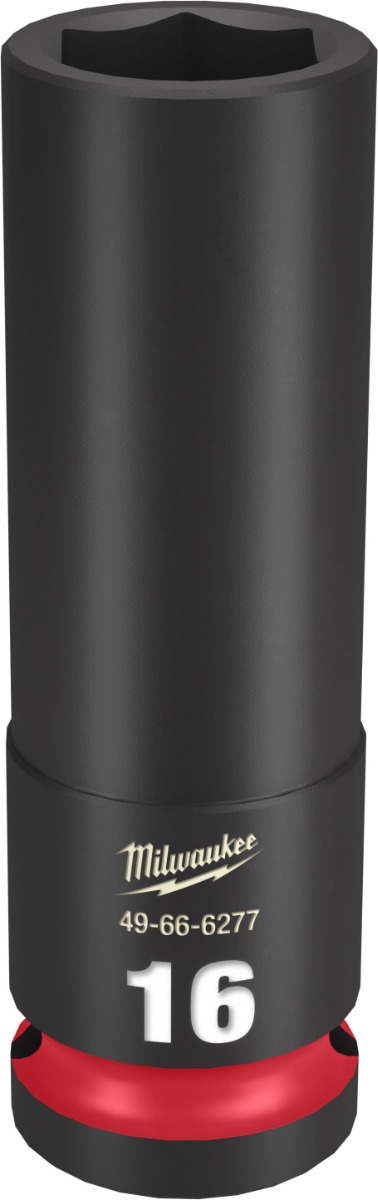 SHOCKWAVE Impact Duty™ 1/2" Drive 6 Point Sockets 16mm - Deep - Metric