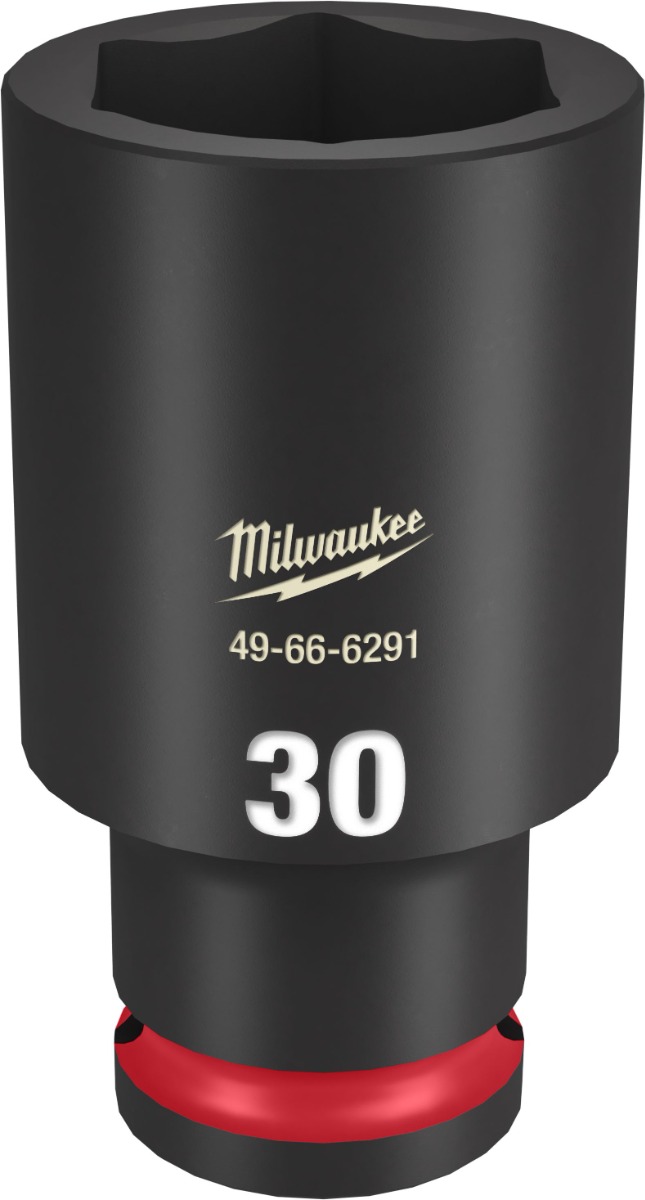 SHOCKWAVE Impact Duty™ 1/2" Drive 6 Point Sockets 30mm - Deep - Metric