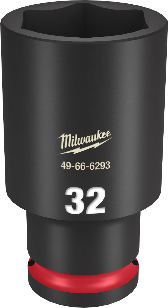 SHOCKWAVE Impact Duty™ 1/2" Drive 6 Point Sockets 32mm - Deep - Metric
