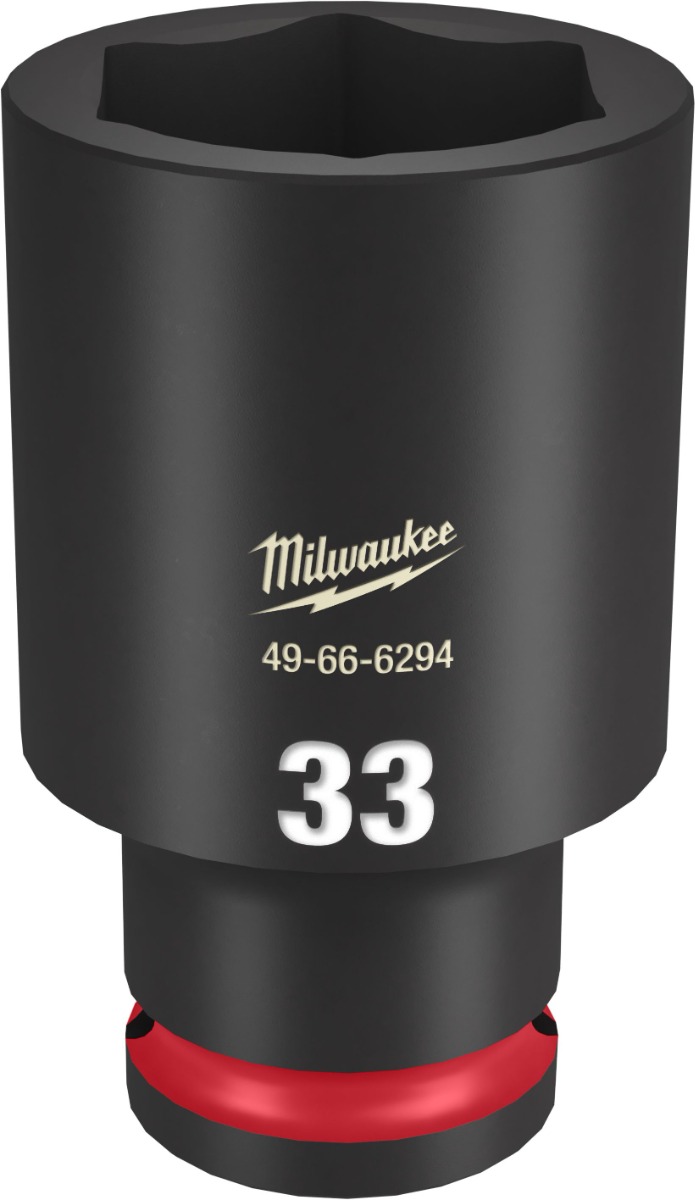 SHOCKWAVE Impact Duty™ 1/2" Drive 6 Point Sockets 33mm - Deep - Metric