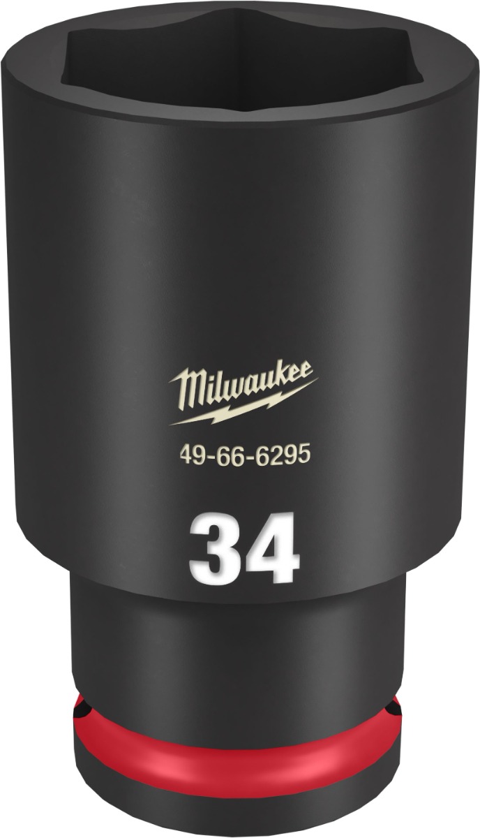 SHOCKWAVE Impact Duty™ 1/2" Drive 6 Point Sockets 34mm - Deep - Metric