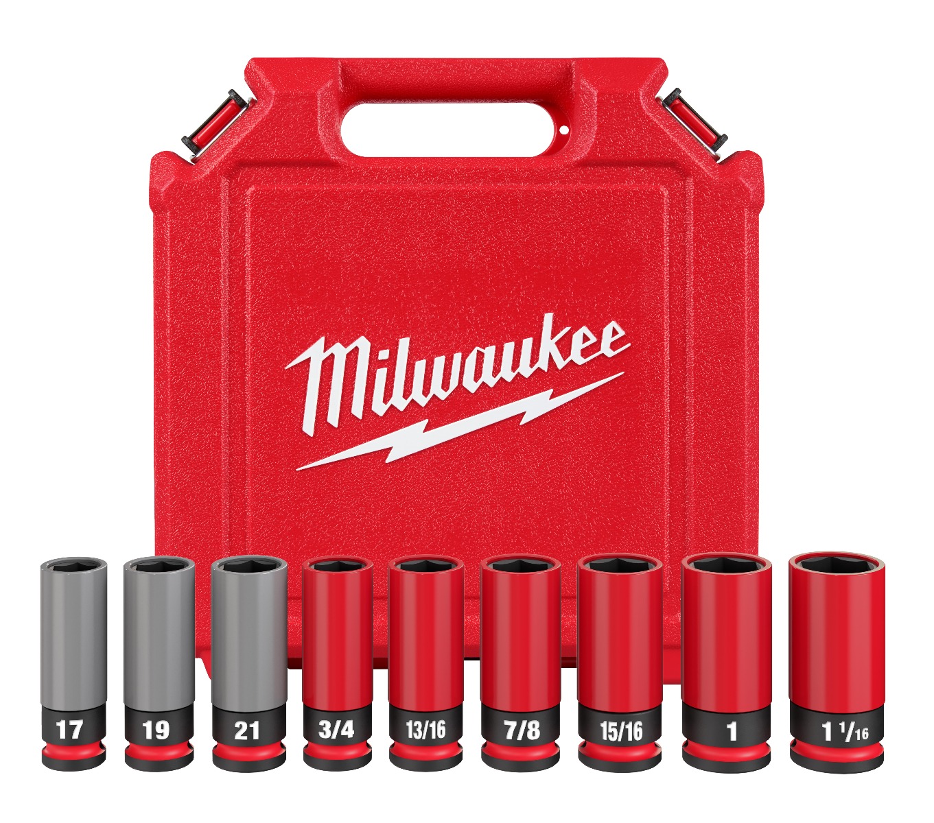 SHOCKWAVE Impact Duty™ 1/2 Drive SAE & Metric 9PC Lug Nut Wheel Socket Set