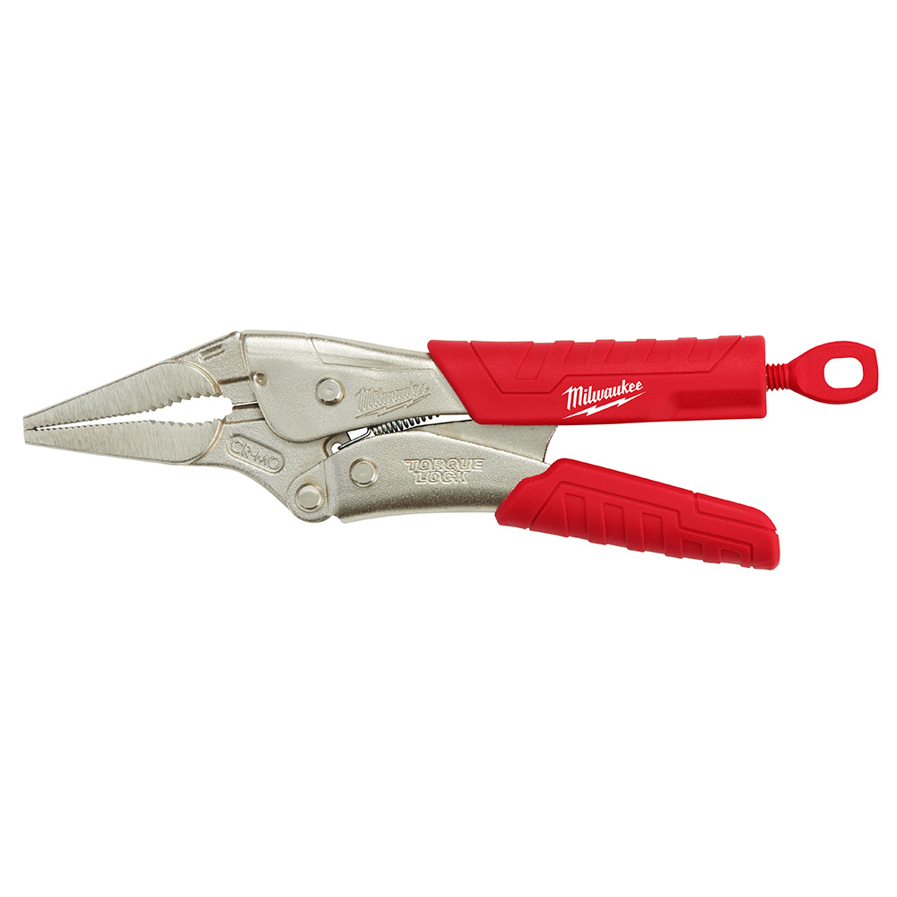 9 in. TORQUE LOCK Long Nose Locking Pliers With Grip