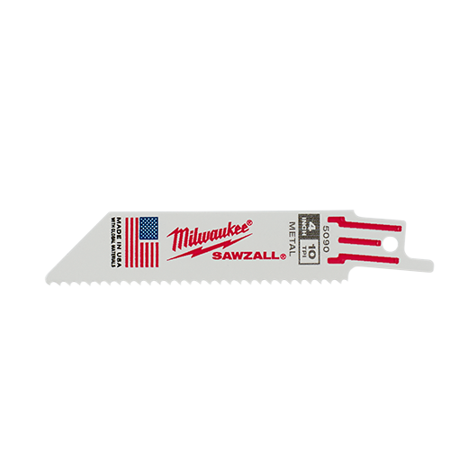 SAWZALL® Standard Metal Blades 9" - Scheduled 80 Pipe Angle Iron - 10 Pack(Bulk)