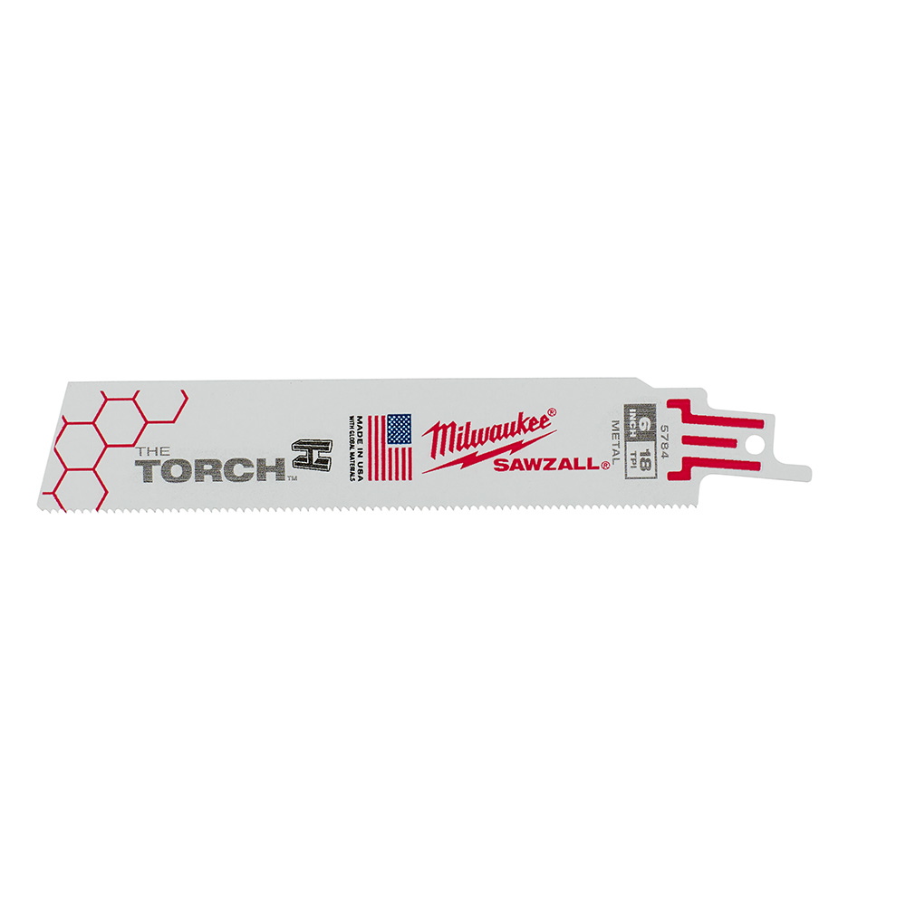 6 in. 18 TPI THE TORCH SAWZALL Blade - 25 Pack