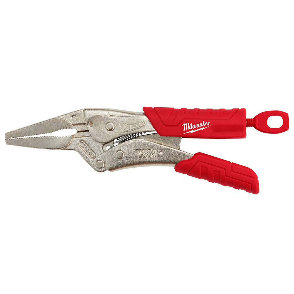 6 in. TORQUE LOCK Long Nose Locking Pliers With Grip
