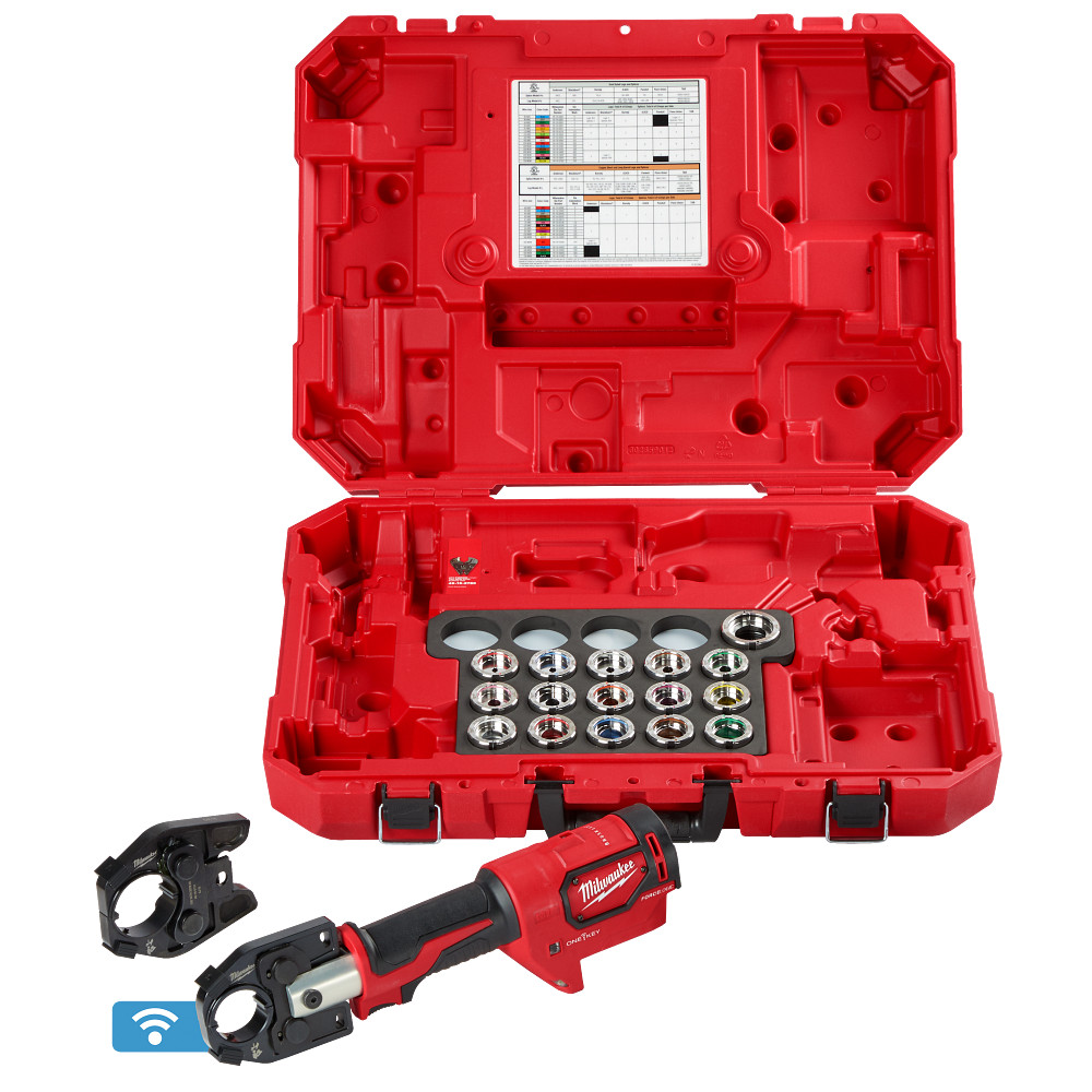 M18™ FORCE LOGIC™ 600 MCM Cu Crimper w/ 750 MCM Expanded Jaw and Dies
