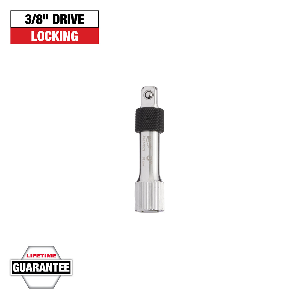 3/8" Drive 3" Locking Extension