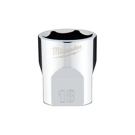 3/8" Drive Metric 6-Point Sockets with FOUR FLAT™ Sides 21mm - Standard