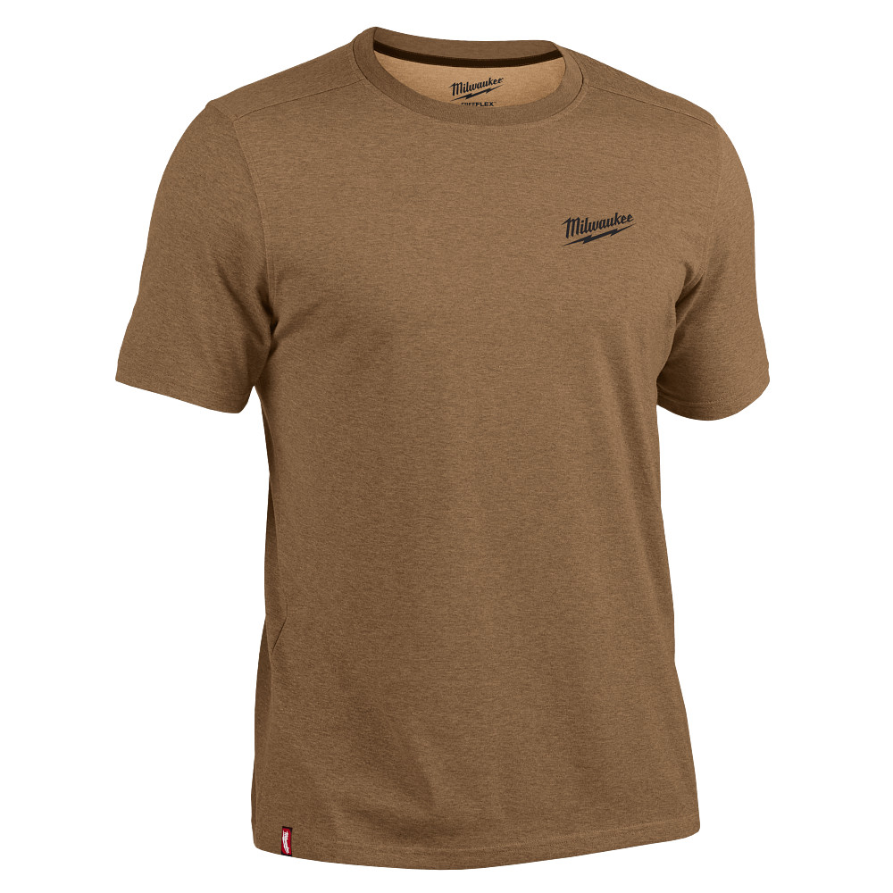 FREEFLEX™ Hybrid Work Tee - Short Sleeve - Brown - XLarge