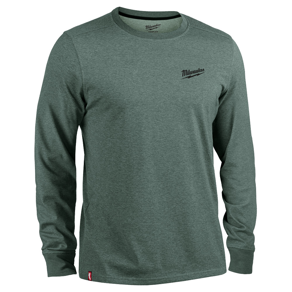 FREEFLEX™ Hybrid Work Tee - Long Sleeve - Dark Green - 2X-Large