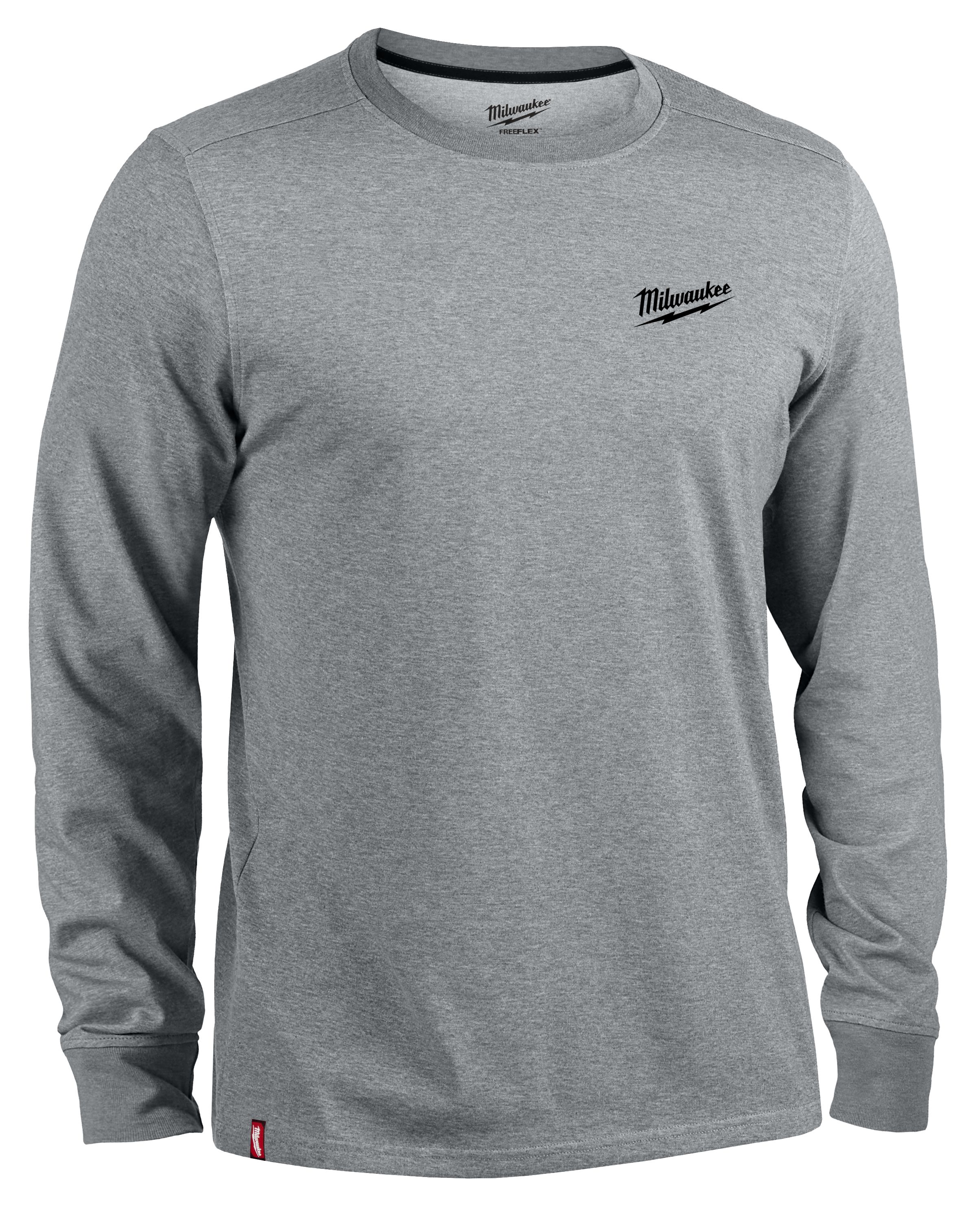 FREEFLEX™ Hybrid Work Tee - Long Sleeve - Gray - X-Large