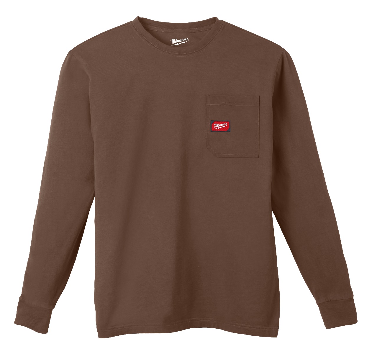 * Pre-Order* HEAVY DUTY POCKET T - LS BROWN