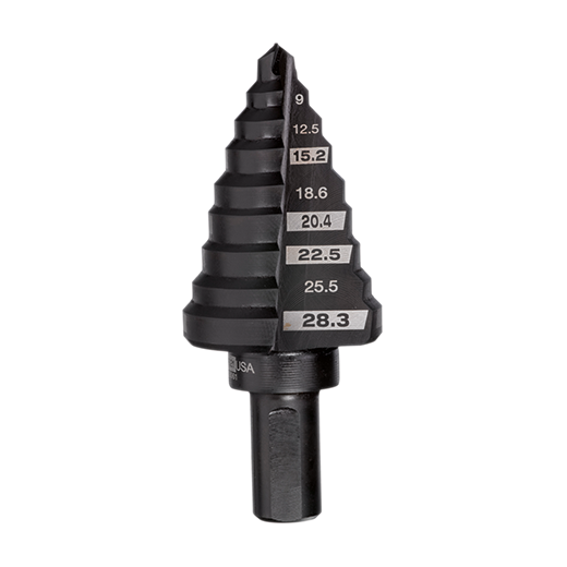 Step Drill Bits Metric - PG7-PG21 (28mm)