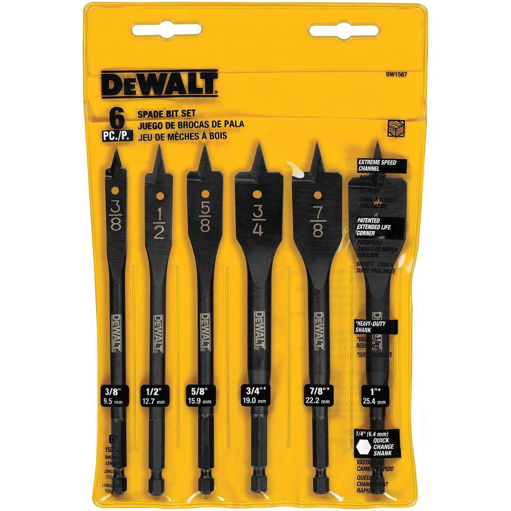 6-Piece Wood Boring Bit Set