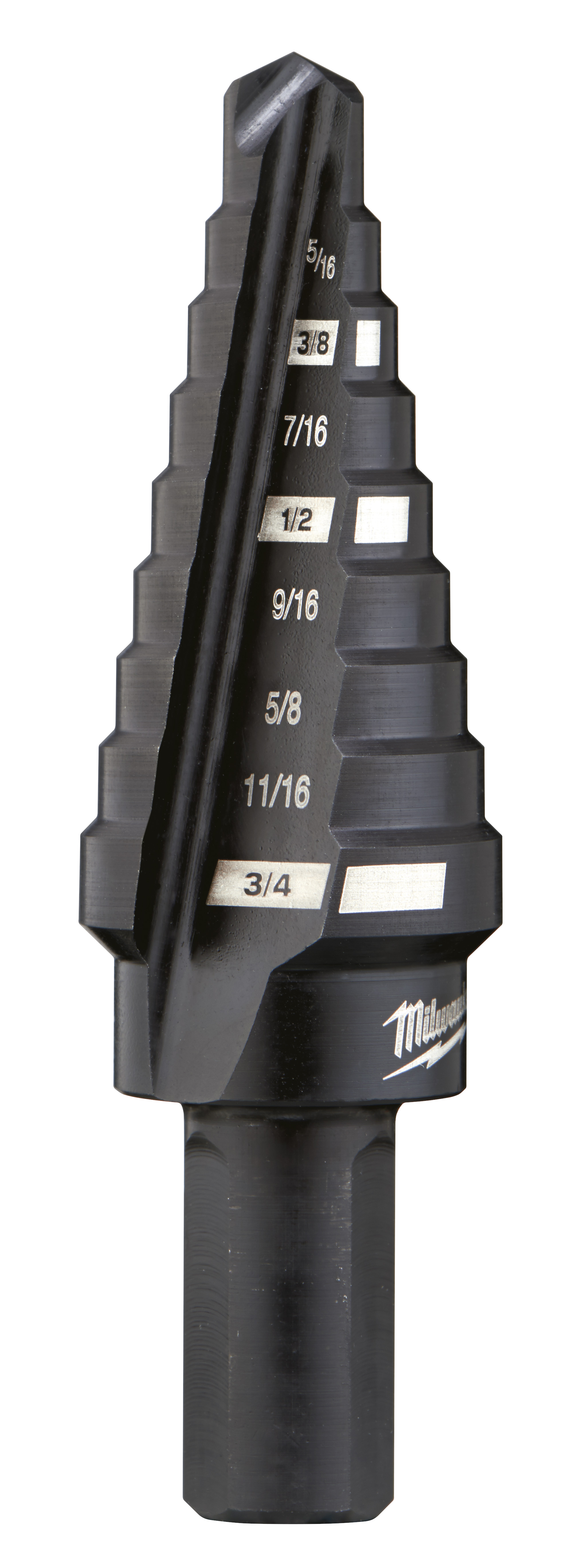 #3 Step Drill Bit, 1/4 in. - 3/4 in. x 1/16 in.