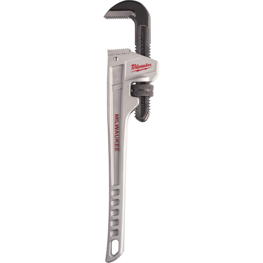 Aluminum Pipe Wrenches - Length 18" - Jaw Capacity 2-1/2"