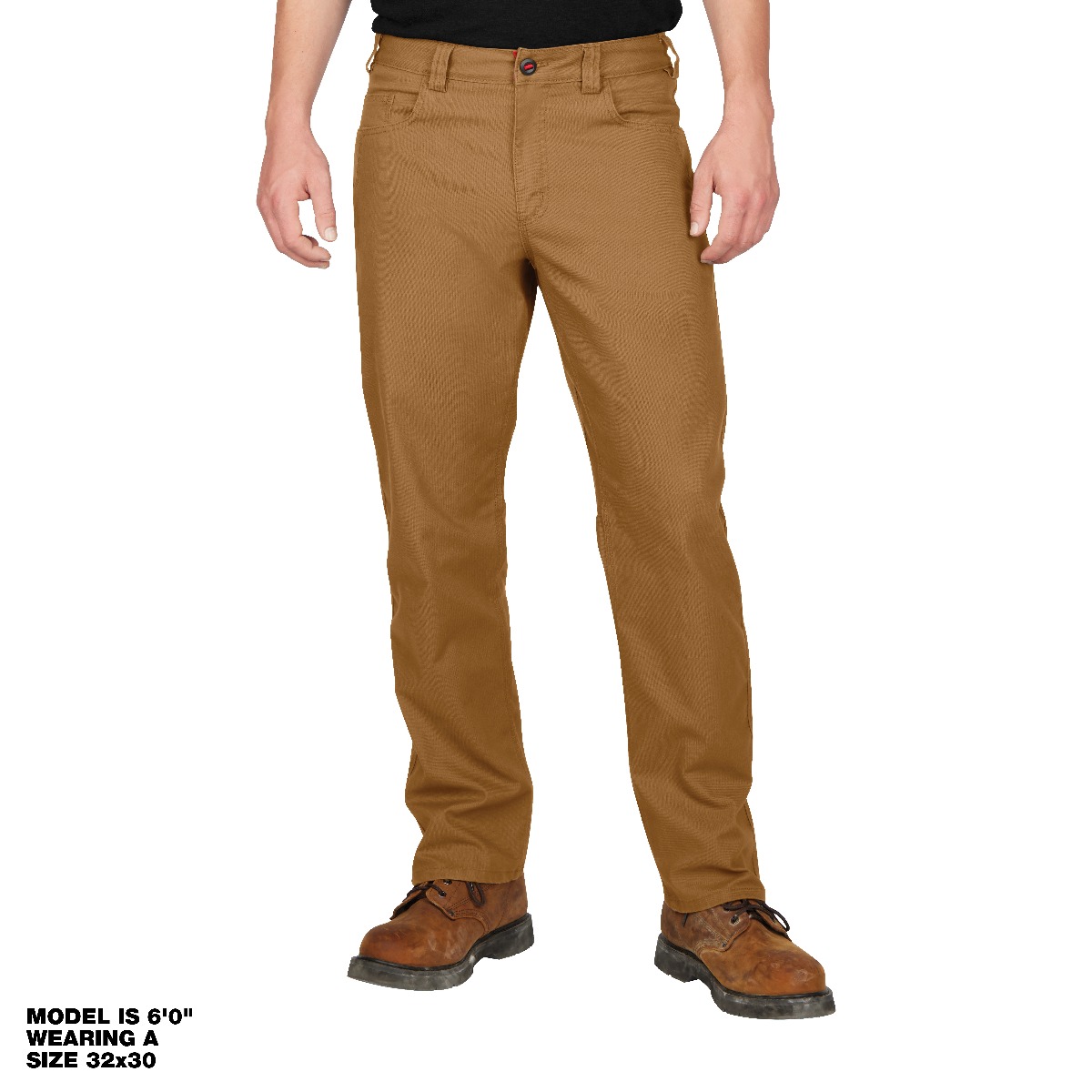 Heavy Duty Flex Work Pants - Khaki