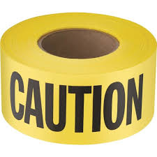 1000' Yellow Caution/Cuidado Barricade Tape