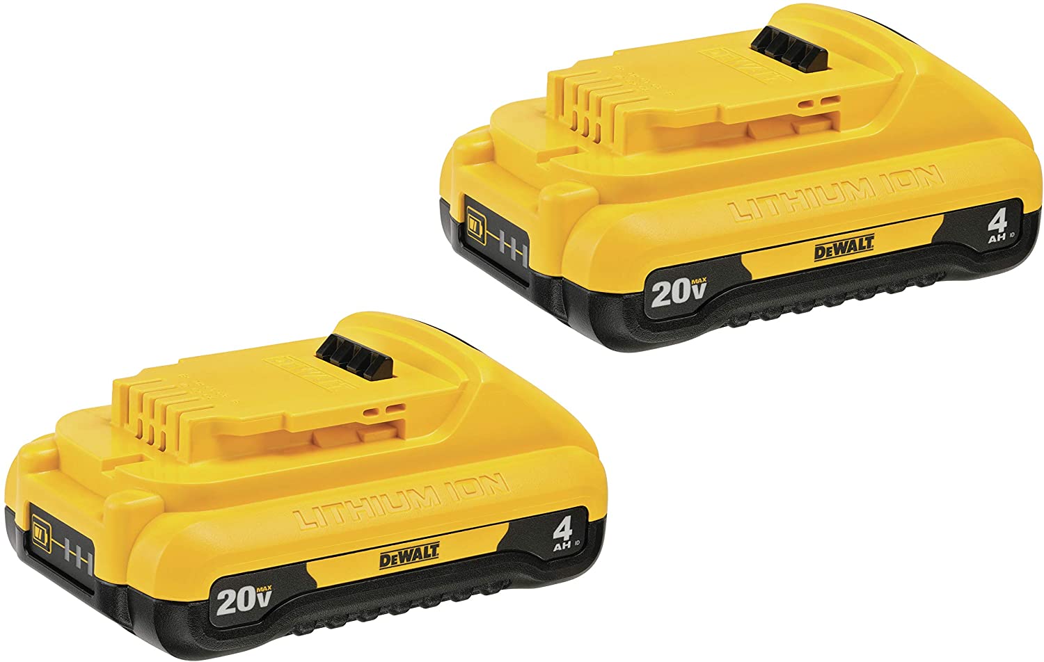 DEWALT 20V MAX* Batteries, Compact, 4.0-Ah, 2-Pack