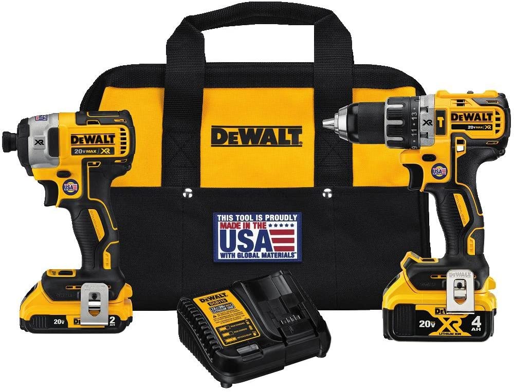 DEWALT 20V MAX* Cordless Drill Combo Kit, 2-Tool