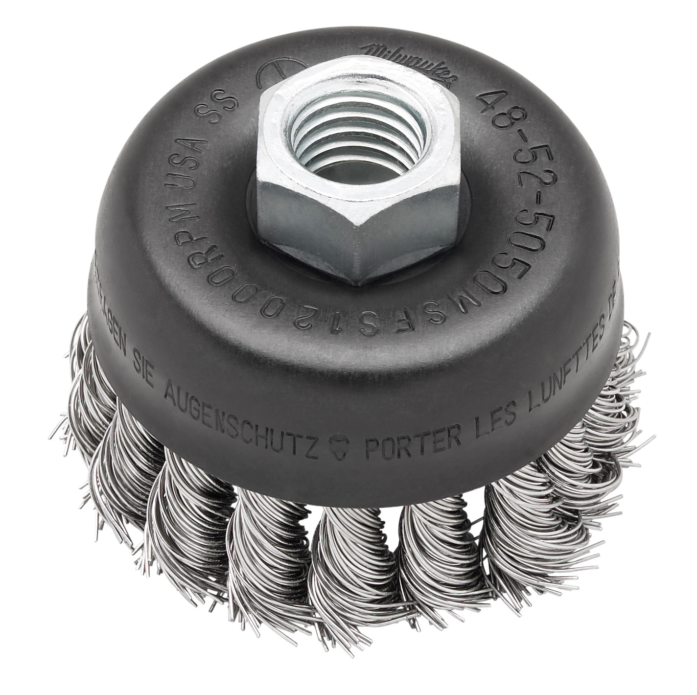 3 in. Stainless Steel Knot Wire Cup Brush