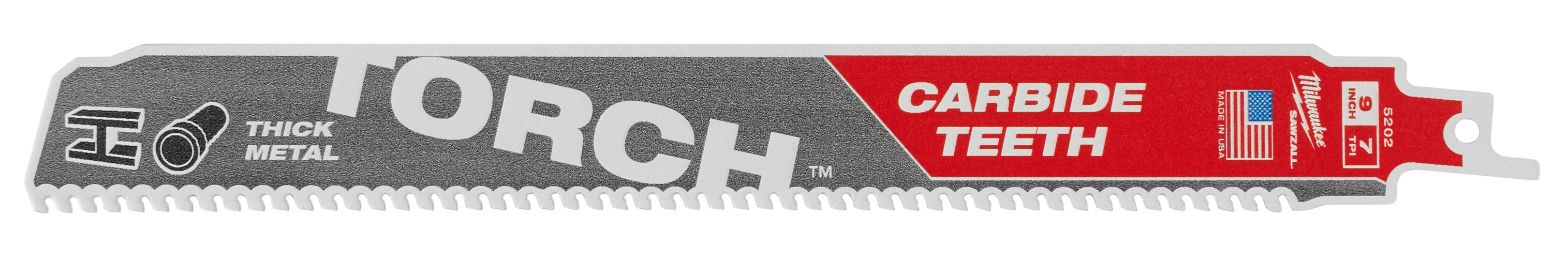 9 in. 7TPI THE TORCH Carbide Teeth SAWZALL Blade