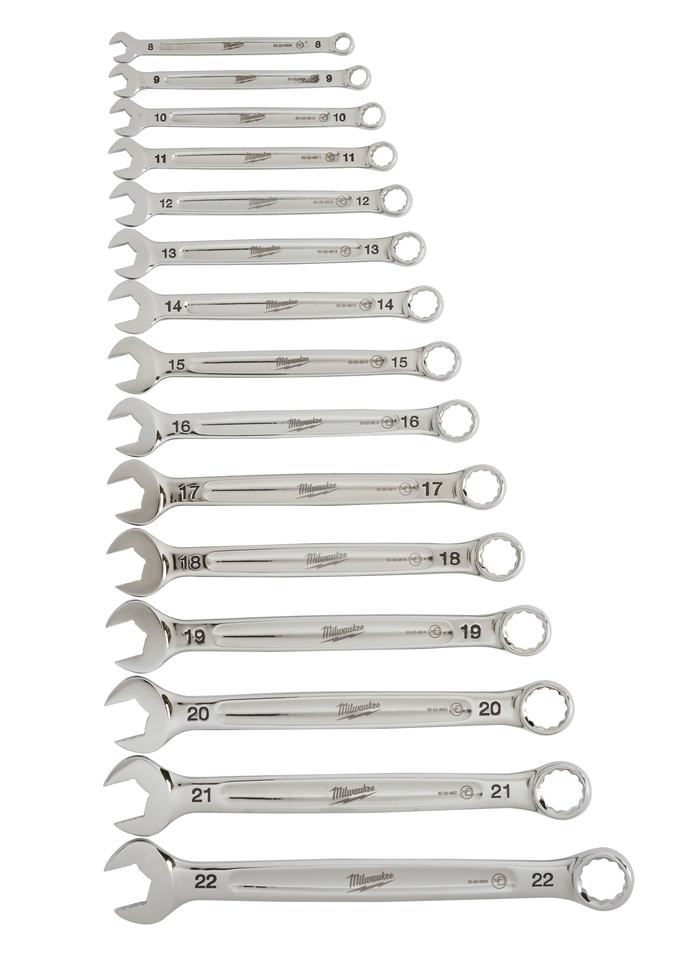 15-Piece Combination Wrench Set - Metric