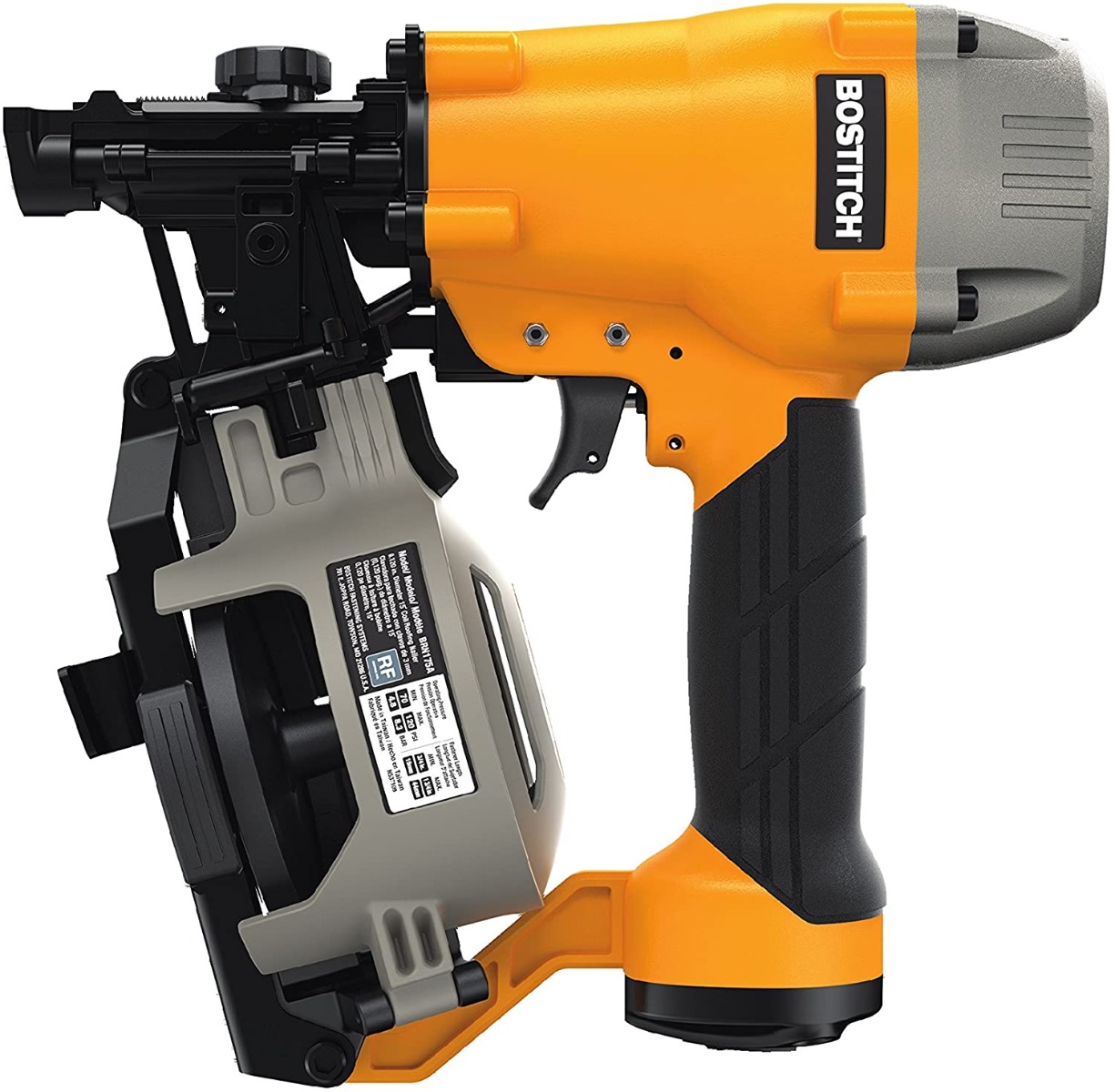 BOSTITCH Roofing Nailer, Coil, 15-Degree 