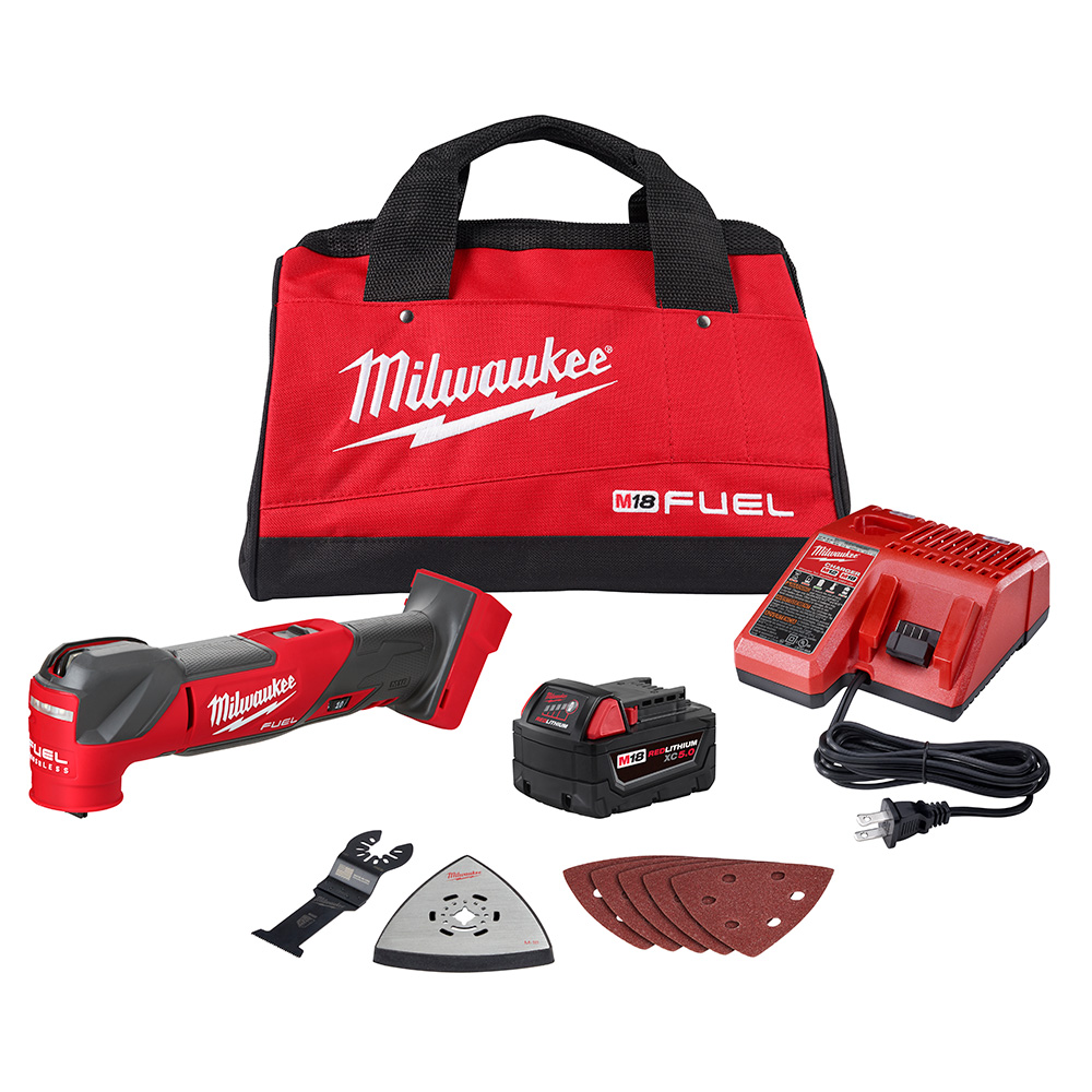 M18 FUEL 18 Volt Lithium-Ion Brushless Cordless Oscillating Multi-Tool Kit