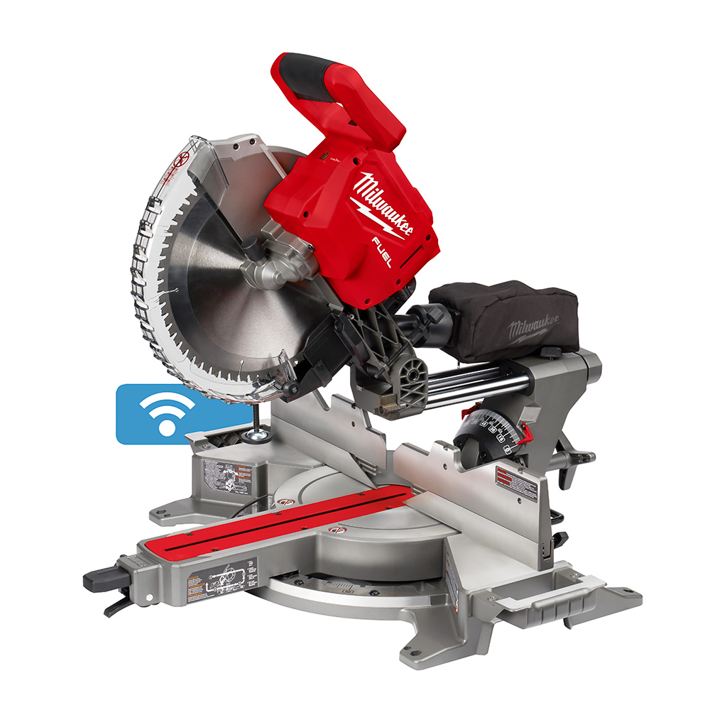 M18 FUEL 18 Volt Lithium-Ion Cordless 12 in. Dual Bevel Sliding Compound Miter Saw - Tool Only