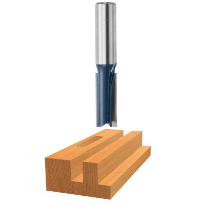 1/2-Inch Diameter 2-Inch Cut Carbide Tipped Double Flute Straight Router Bit 1/2-Inch Shank