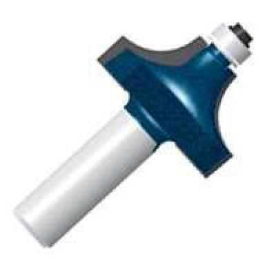 Beading Router Bit, 1 in Dia x 2 in OAL, 1/4 in Flute