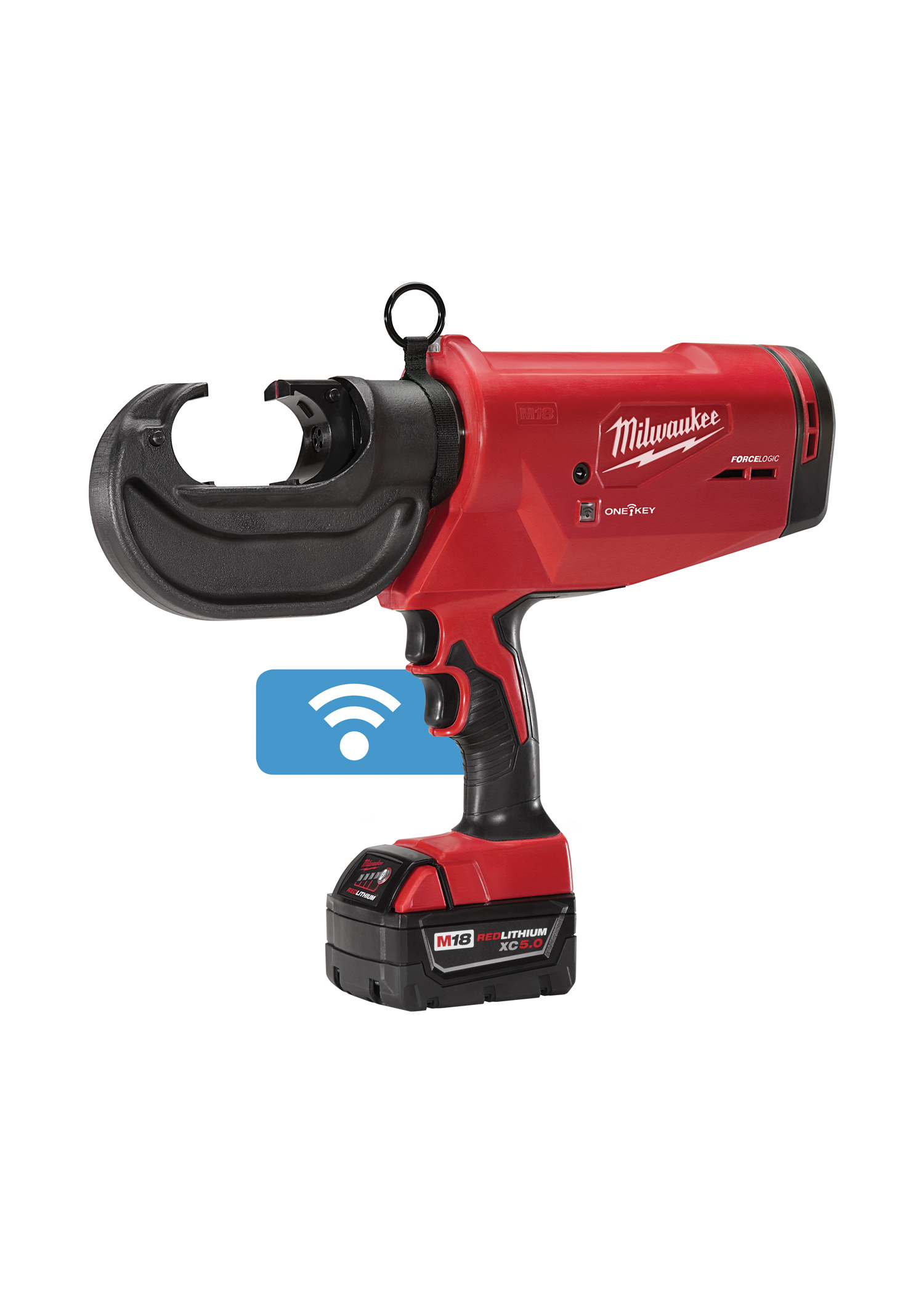 M18 18 Volt Lithium-Ion Cordless Force Logic 750 MCM Crimper Kit