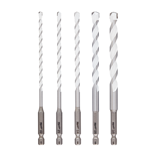 5pc. SHOCKWAVE™ Carbide Multi-Material Drill Bit Set