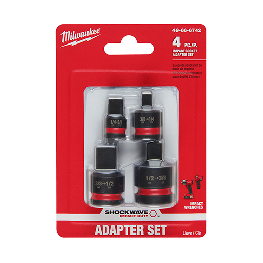 SHOCKWAVE Impact Duty™ 1/4"-1/2"Drive Adapter Set