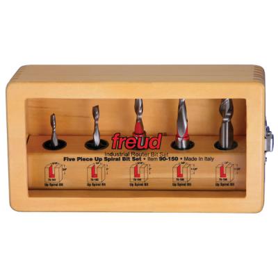 5 Piece Up Spiral Bit Set