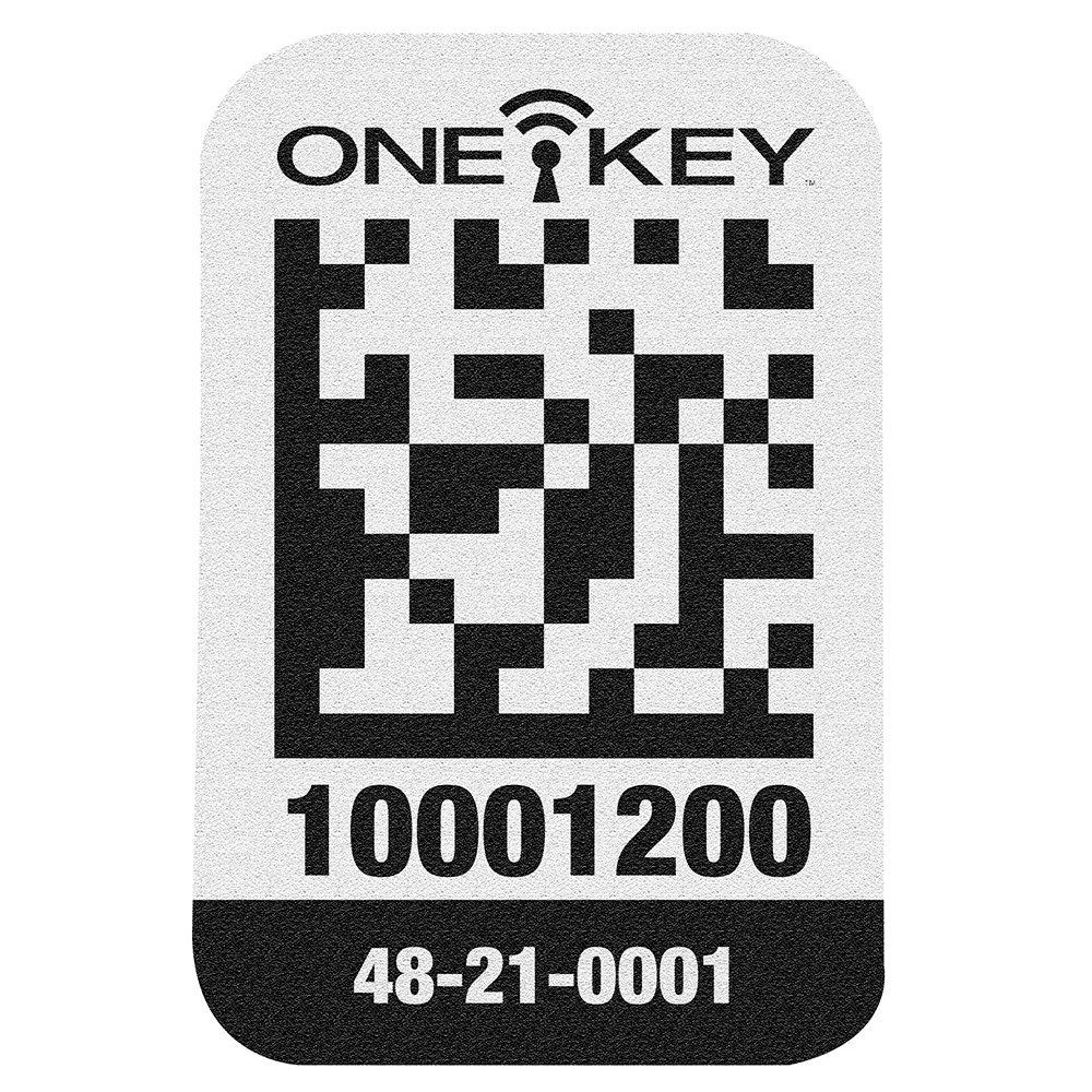 ONE-KEY Asset ID Tag-Small Plastic Surface