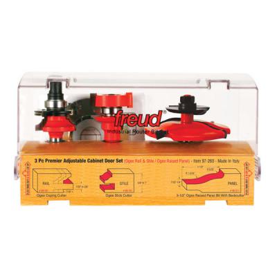 3 Piece Premier Adjustable Cabinet Bit Set