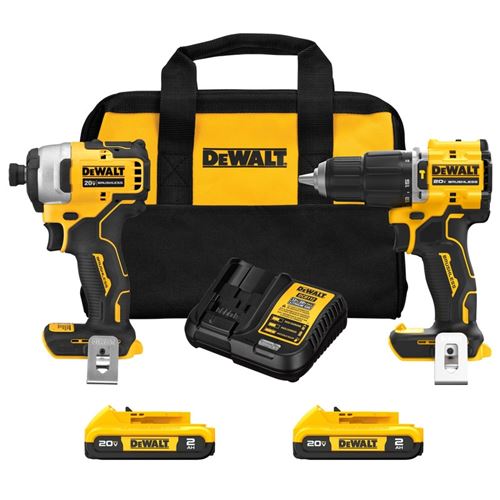 DEWALT DCK226D2 20V MAX ATOMIC Lithium-Ion Compact 1/2-inch Hammer Drill and Impact