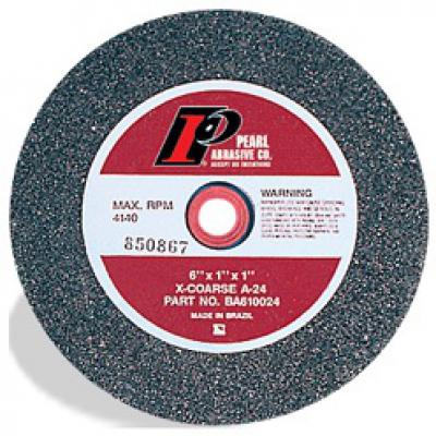 AO Bench Grinding Wheels for Metal, 6" x 1" x 1", Type 1 Shape