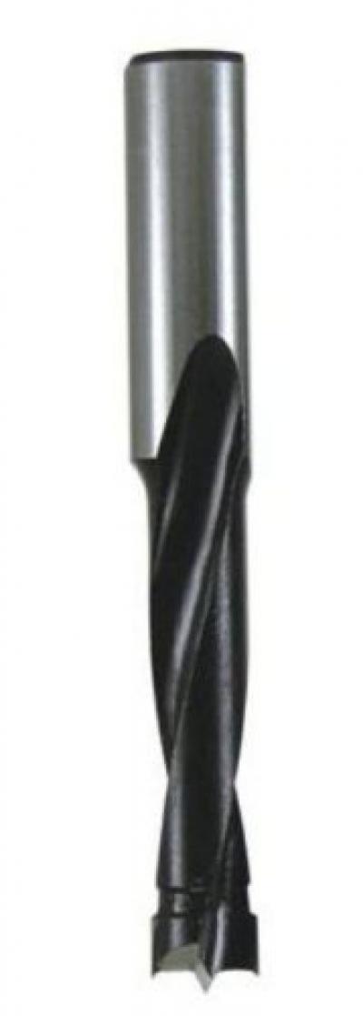 Industrial Carbide Tipped Brad Point Boring Bit Right Hand 7/16 inch Diameter- 10mm Shank- 70mm Length