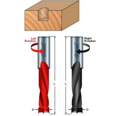 4 mm  x 57.5 mm  x 10 mm Industrial Carbide Tipped Brad Point Boring Bits