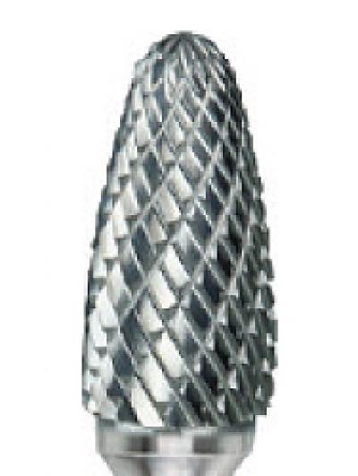 1/4 x 3/4 x 1/4 Carbide Bur, Double Cut, SF1 Type