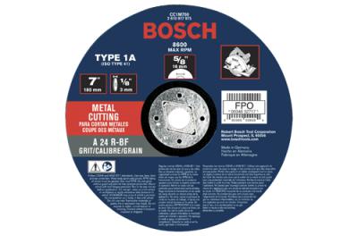 7 In. x 1/8 In. 7/8 In. Arbor Type 1A (ISO 41) 24 Grit Metal Cutting Grinding Wheel (25 Pack)
