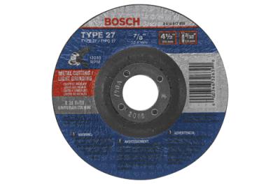 7 In. 1/8 In. 5/8-11 In. Arbor Type 27 24 Grit Light Grinding/Metal Cutting Abrasive Wheel (CG27M701) (10 PACK)