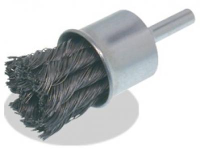 1 x .014 x 1/4 Knot End Brush, Tempered Wire