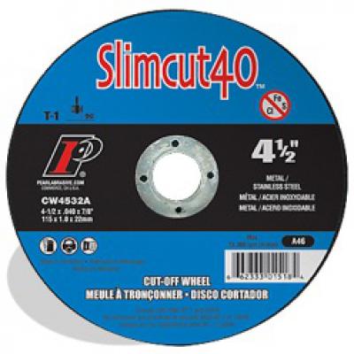 5 x .040 x 7/8 Slimcut40™ AO Thin Cut-Off Wheels, A46, 25/Box